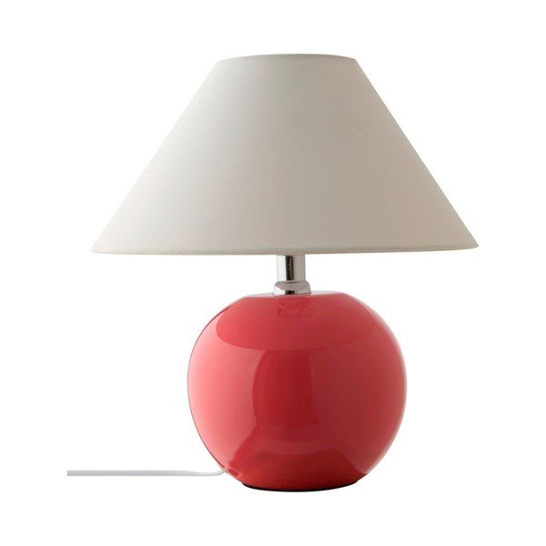 Ružičasta/krem stolna lampa keramička (visina 29 cm) Karamell – Jotex