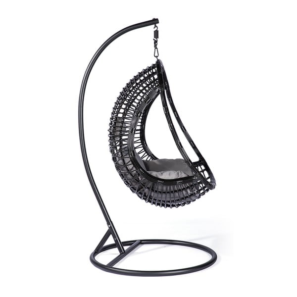 Tamnosiva viseća fotelja od umjetnog ratana Bonami Selection Tahiti-image-2