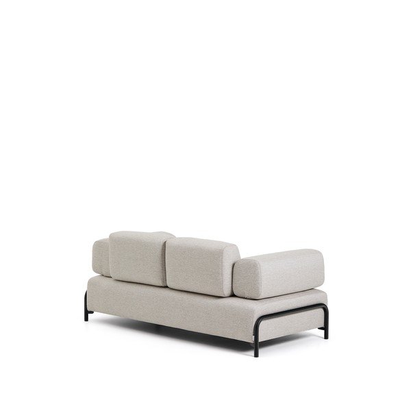 Sivo-bež sofa 200 cm Compo – Kave Home-image-4