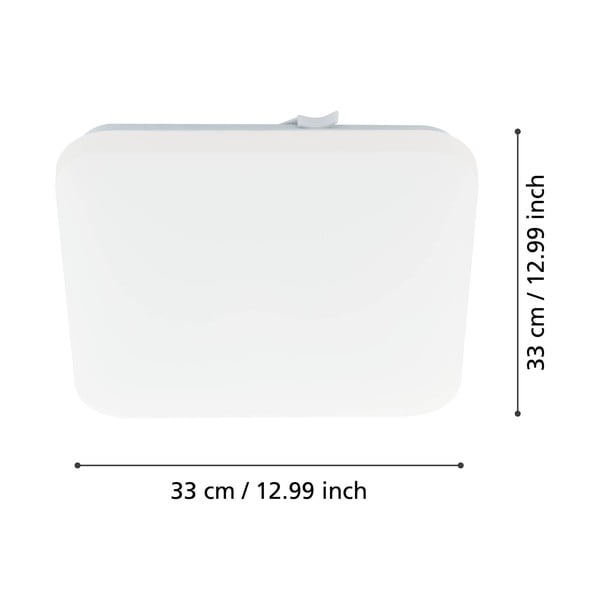 Bijela LED stropna svjetiljka 33x33 cm FRANIA – EGLO-image-2