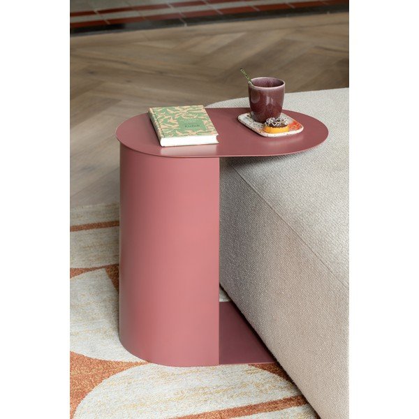 Metalni pomoćni stolići u setu 2 kom 30x45 cm Riqueza Oval – Leitmotiv-image-1