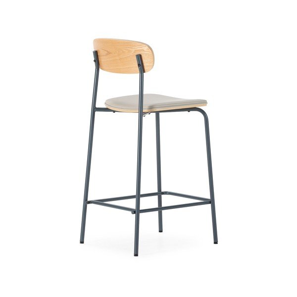 Bež podstavljene barske stolice u setu 2 kom (visine sjedala 65,5 cm) Saula – Marckeric-image-4