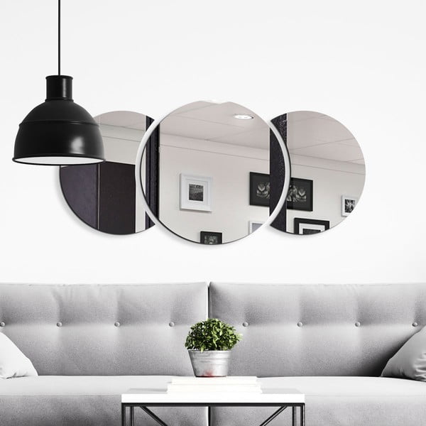 Zidna naljepnica 26x26 cm Half-moon Mirror - Ambiance-image-4