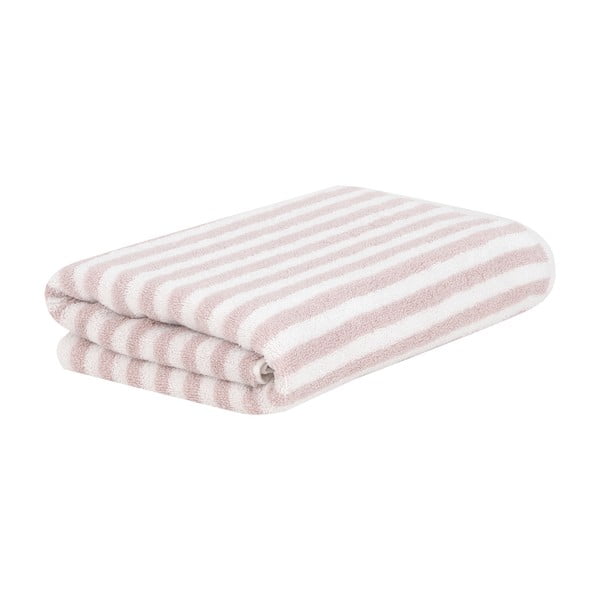 Set od 2 ružičasto-bijela pamučna ručnika Viola