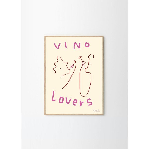 Plakat 50x70 cm Vino Lovers – Ruby Hughes – The Poster Club-image-4