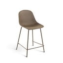 Bež metalna/plastična vrtna barska stolica Quinby – Kave Home