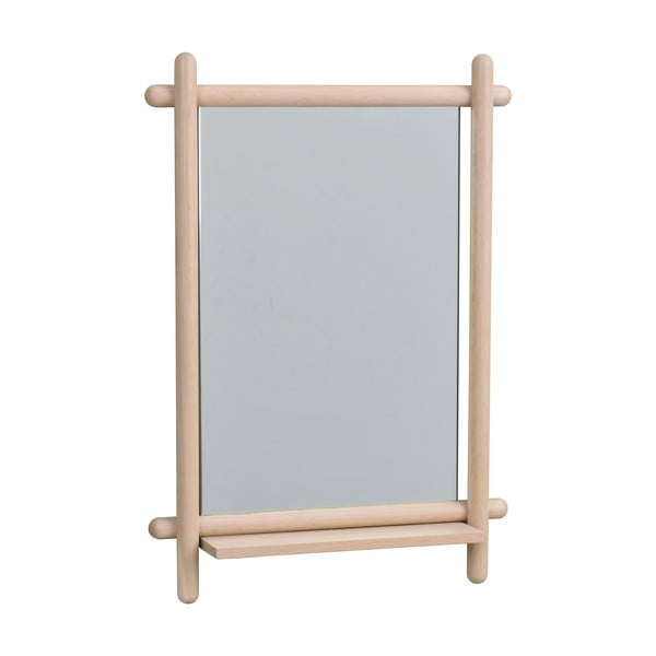 Ogledalo s drvenim okvirom 52x74 cm Milford - Rowico