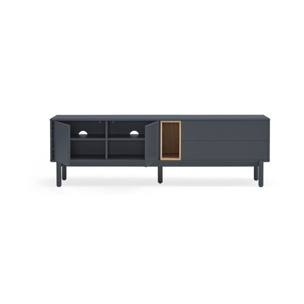Tamno sivi TV stol 180x56 cm Corvo - Teulat-image-2