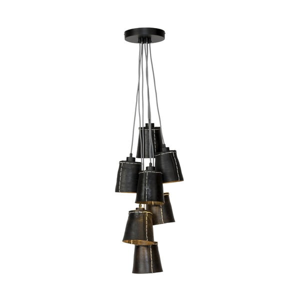 Crna viseća svjetiljka od recikliranih guma za 7 Good &amp; Mojo Amazon Recy žarulja