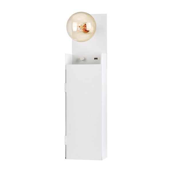 Bijela zidna lampa kutija Markslöjd Combo