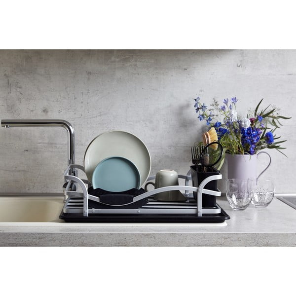 Crni ocjeđivač za posuđe Wenko Drip Aluminium-image-4