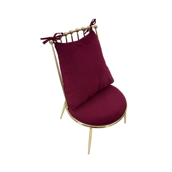 Crvena fotelja Mauro Ferretti Glam Backy-image-1