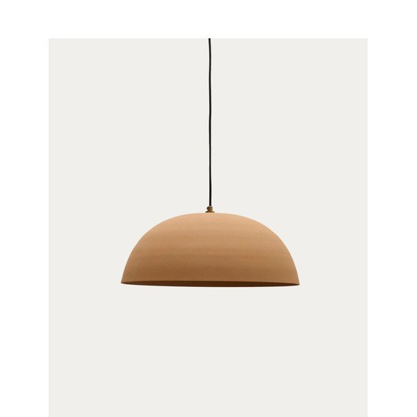 Narančasta metalna viseća svjetiljka ø 46 cm Nibla – Kave Home-image-3
