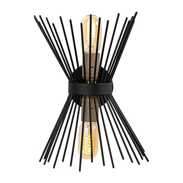 Crna zidna lampa Kirpi – Opviq lights-image-4