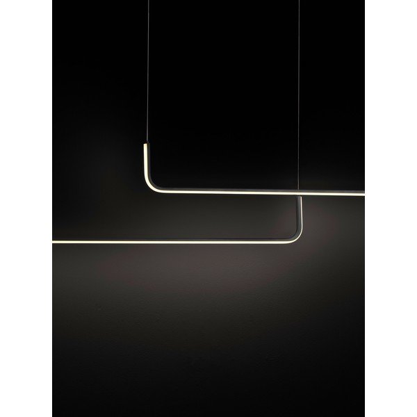 Mat crna LED viseća svjetiljka aluminijska s mogućnosti zatamnjivanja Strita – Nova Luce-image-4