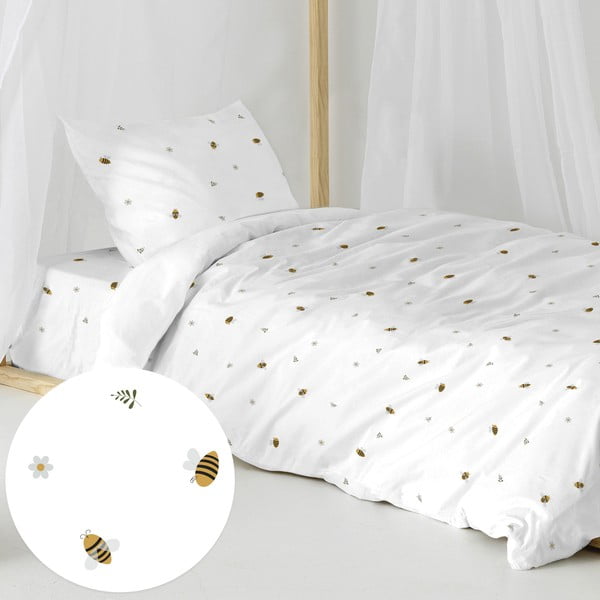 Pamučna dječja posteljina za krevet za jednu osobu 140x200 cm Honey – Happy Friday