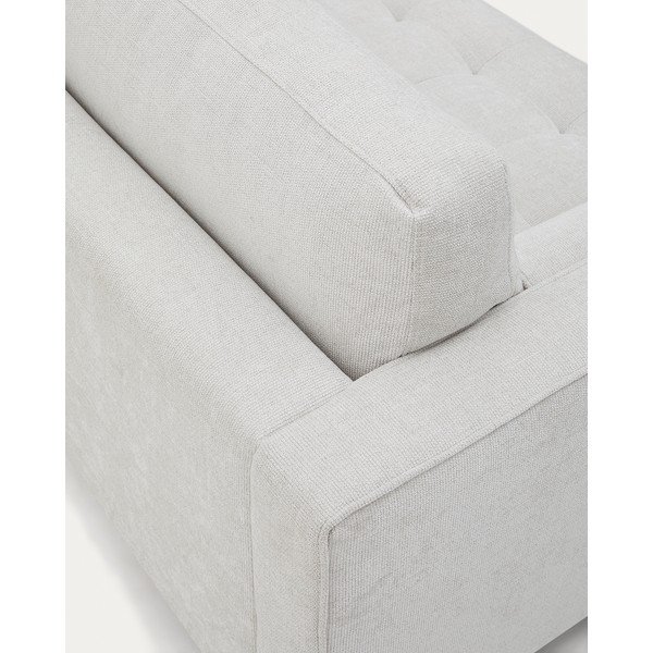 Sofa sivo-bež od šenila 222 cm Debra – Kave Home-image-3