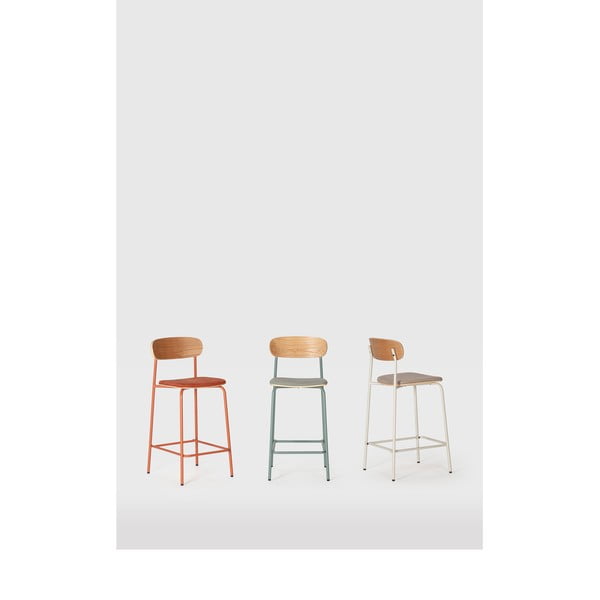 Bež/u prirodnoj boji barske stolice u setu 2 kom (visine sjedala 66 cm) Adriana – Marckeric-image-1