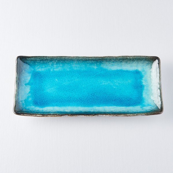Plavi keramički tanjur za serviranje MIJ Sky, 29 x 12 cm-image-3