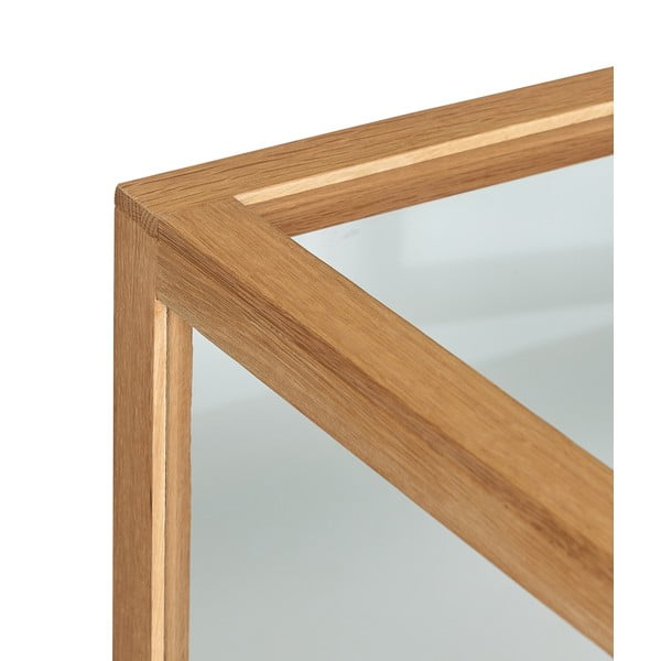 Vitrina u dekoru hrasta u prirodnoj boji 80x88x42 cm Poetic – Hübsch-image-4