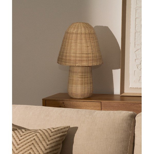Stolna lampa od ratana u prirodnoj boji (visina 65 cm) Neuda – Kave Home-image-3