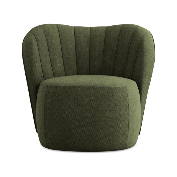 Zelena fotelja od šenila Keloa – Makamii-image-1