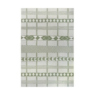 Zeleno bež Vanjski tepih Ragami Madrid, 80 x 150 cm