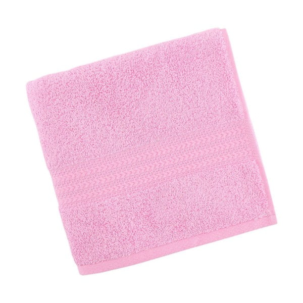Ružičasti ručnik od čistog pamuka Foutastic, 70 x 140 cm-image-1
