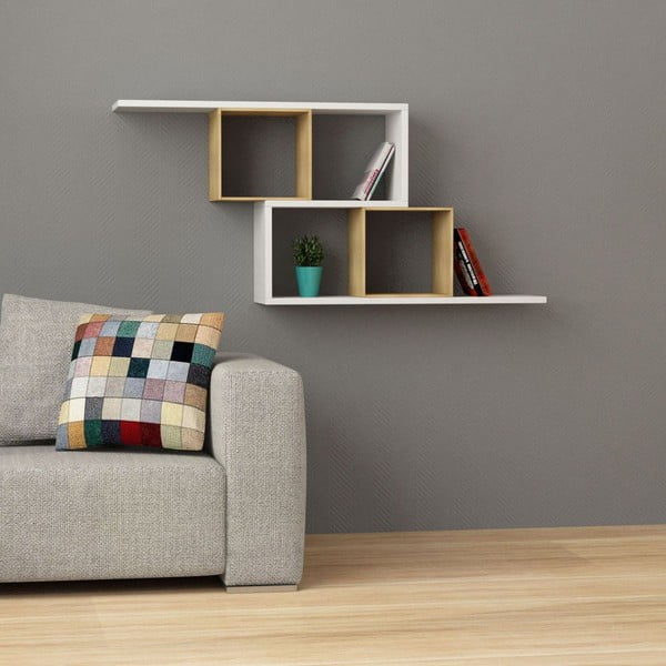 Zerre polica za knjige, bijela-image-1