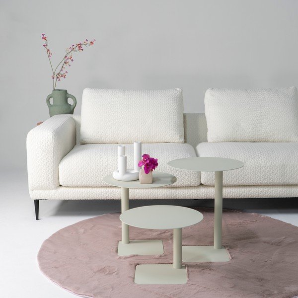 Metalni okrugao pomoćni stol ø 40 cm Sunny – Spinder Design-image-1