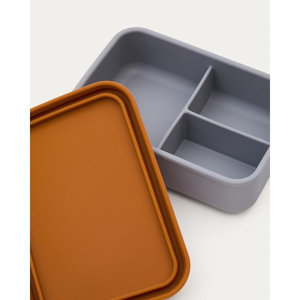 Plava/narančasta silikonska dječja kutija za ručak Lili – Kave Home-image-2