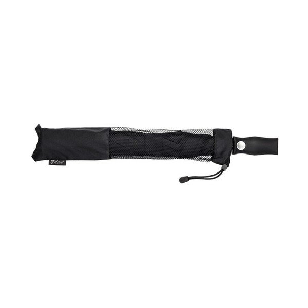 Crni sklopivi kišobran otporan na vjetar Ambiance Minimalistic, ⌀ 123 cm-image-1