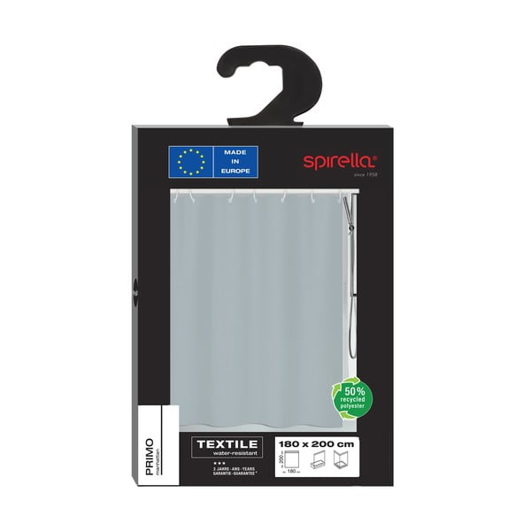 Tuš zavjesa 180x200 cm Primo – Spirella-image-3