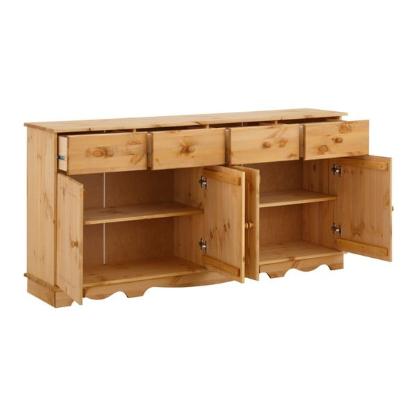 Støraa Cheryl kredenca s četiri vrata od punog borovog drveta-image-2