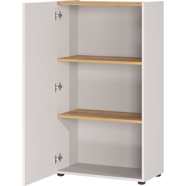 Krem biblioteka u dekoru hrasta 61x110x34 cm Adrano – Germania-image-3