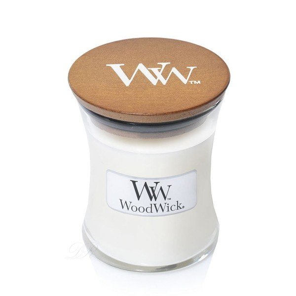 WoodWick Clean Laundry, mirisna svijeća, miris opranog rublja, 20 sati gorenja-image-1