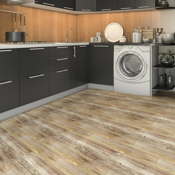 Podna naljepnica 90x60 cm Wooden Floor - Ambiance-image-2