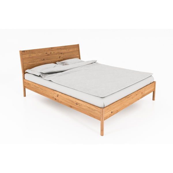 Krevet za jednu osobu od hrastovog drveta 90x200 cm Pola - The Beds