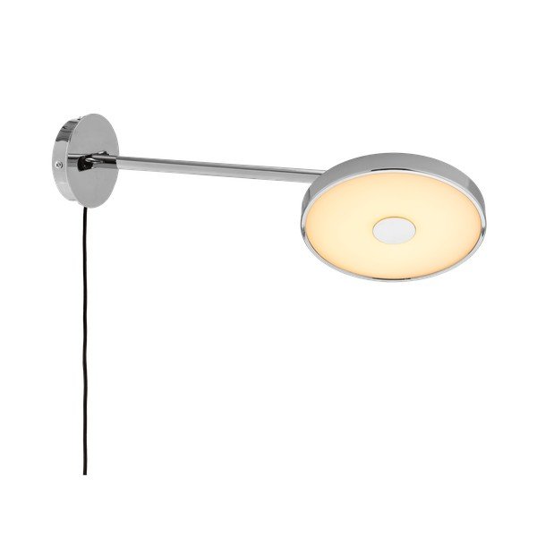 LED zidna lampa sa savitljivom konstrukcijom/s mogućnosti zatamnjivanja s utikačem u sjajno srebrnoj boji ø 15 cm Asteria Wall Long – UMAGE-image-2
