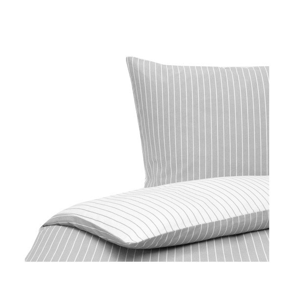 Siva flanelna posteljina Westwing Collection Tallinn, 155 x 220 cm-image-3