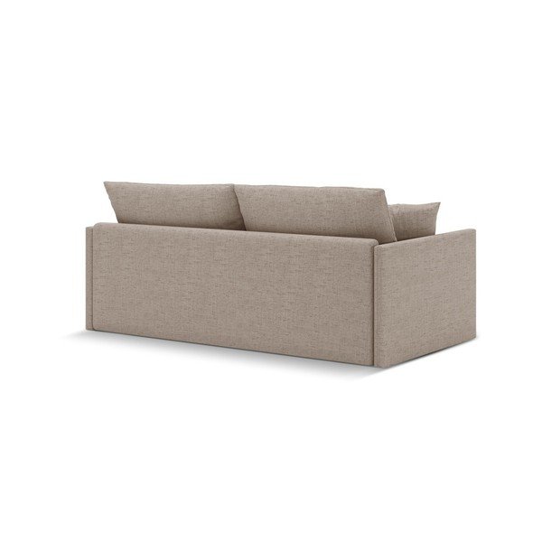 Svjetlo smeđa sklopiva sofa od šenila 209 cm Shannon – Cosmopolitan Design-image-4