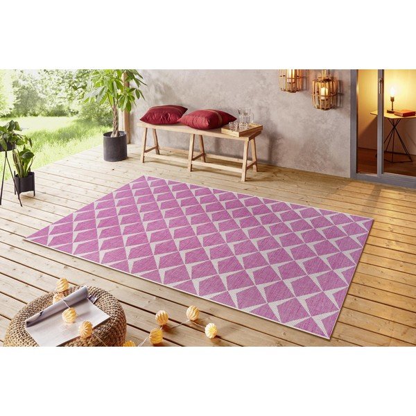 Ružičasto-bež vanjski tepih NORTHRUGS Escala, 160 x 230 cm-image-1