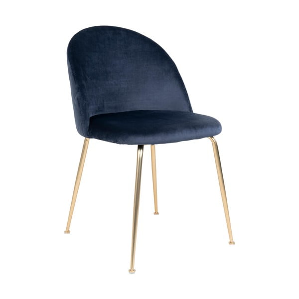 Plave/u zlatnoj boji baršunaste blagovaonske stolice u setu 2 kom Geneve – House Nordic
