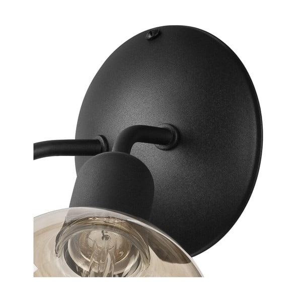 Crna zidna lampa Viggo – LAMKUR-image-4