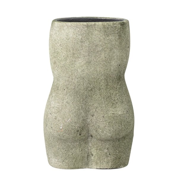 Sivo-zelena vaza od terakote Bloomingville Emeli, visina 16 cm-image-3
