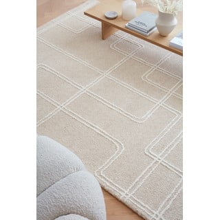 Bež ručno rađen vuneni tepih 200x300 cm Ada – Asiatic Carpets