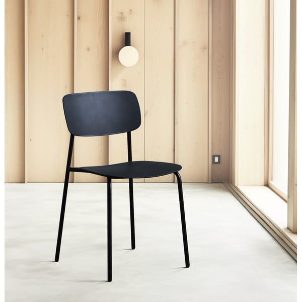 Crne blagovaonske stolice u setu 2 kom Kirkland – Unique Furniture-image-1