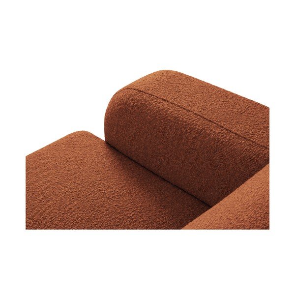 Smeđa kutna garnitura od bouclé tkanine (s desnim kutom) Molino – Micadoni Home-image-4