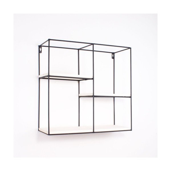 Metalna zidna polica North Carolina Scandinavian Home Decor Cube