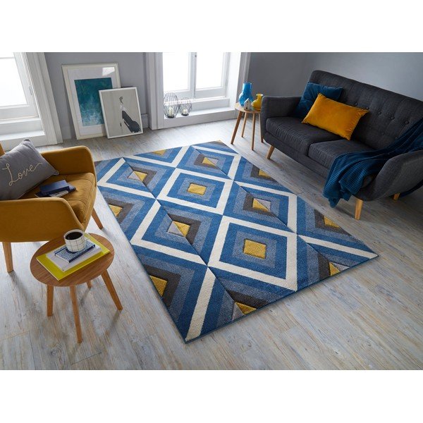 Plavi tepih Flair Rugs Paloma, 160 x 230 cm-image-4